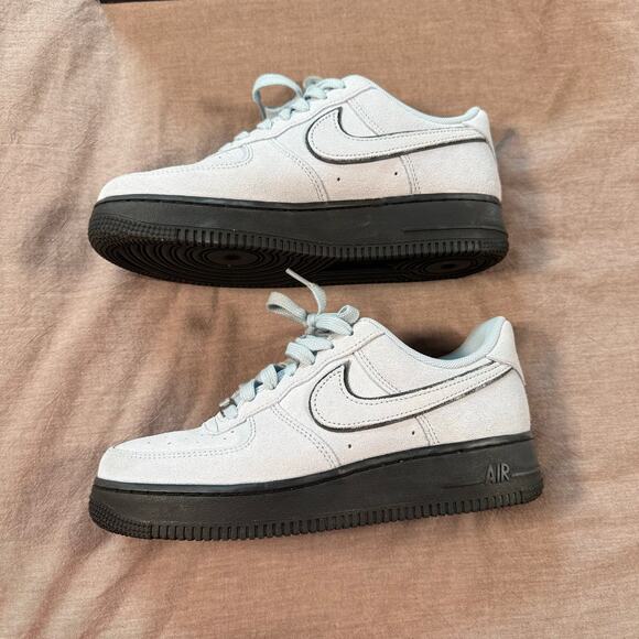 Nike Other - Air Force 1 ‘07 LV8 suede sneakers in light blue size men’s 7 / women’s 8.5